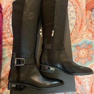 Vince Camuto Black Over the Knee Boots